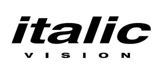 ITALIC VISION logo