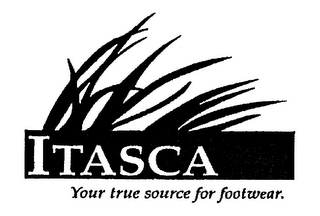 ITASCA YOUR TRUE SOURCE FOR FOOTWEAR. logo