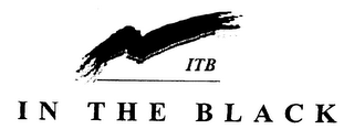 ITB IN THE BLACK logo