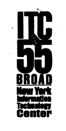 ITC @ 55 BROAD NEW YORK INFORMATION TECHNOLOGY CENTER logo