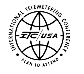 ITC/USA INTERNATIONAL TELEMETERING CONFERENCE PLAN TO ATTEND logo