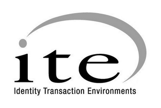 ITE IDENTITY TRANSACTION ENVIRONMENTS logo