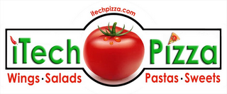 ITECH PIZZA ITECHPIZZA.COM WINGS SALADS PASTAS SWEETS logo