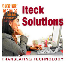 ITECK SOLUTIONS TRANSLATING TECHNOLOGY logo