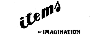 ITEMS BY IMAGINATION logo