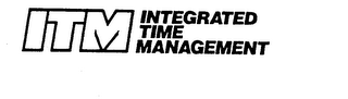 ITM INTEGRATED TIME MANAGEMENT logo