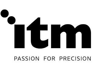 ITM PASSION FOR PRECISION logo