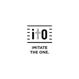 ITO IMITATE THE ONE. logo