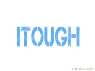 ITOUGH CREATED BY PAINT X logo