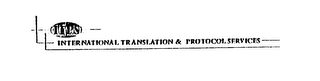 ITPS INTERNATIONAL TRANSLATION & PROTOCOL SERVICES logo