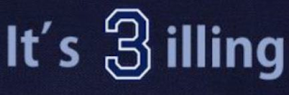 IT'S 3 ILLING logo