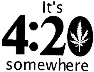 IT'S 4:20 SOMEWHERE logo