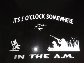 IT'S 5 O'CLOCK SOMEWHERE IN THE A.M. logo