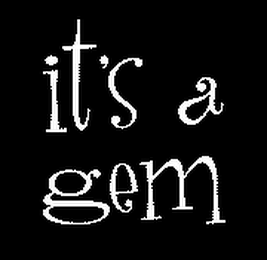 IT'S A GEM logo