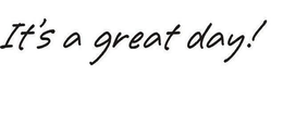 IT'S A GREAT DAY! logo