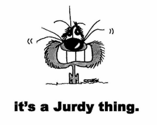 IT'S A JURDY THING. logo