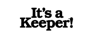 IT'S A KEEPER! logo