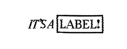 IT'S A LABEL! logo
