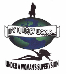 IT'S A MAN'S WORLD UNDER A WOMAN'S SUPERVISION logo