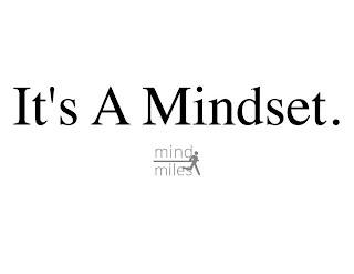 IT'S A MINDSET. MIND MILES logo