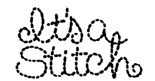 IT'S A STITCH logo