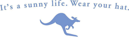 IT'S A SUNNY LIFE. WEAR YOUR HAT. logo