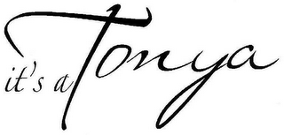 IT'S A TONYA logo