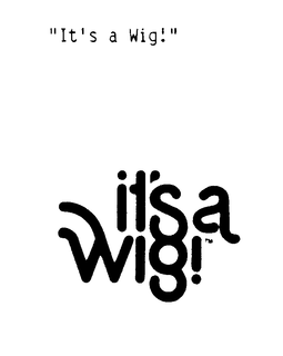 IT'S A WIG! logo