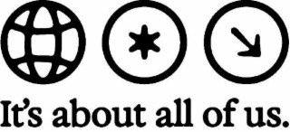 IT'S ABOUT ALL OF US. logo