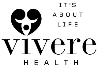 IT'S ABOUT LIFE VIVERE HEALTH logo