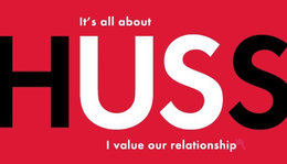 IT'S ALL ABOUT HUSS I VALUE OUR RELATIONSHIP logo