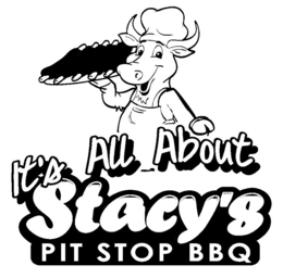 IT'S ALL ABOUT STACY'S PIT STOP BBQ logo