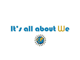 IT'S ALL ABOUT WE logo