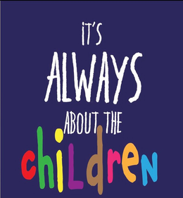 IT'S ALWAYS ABOUT THE CHILDREN logo