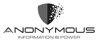 IT'S ANONYMOUS INFORMATION IS POWER logo