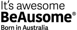 IT'S AWESOME BEAUSOME BORN IN AUSTRALIA logo