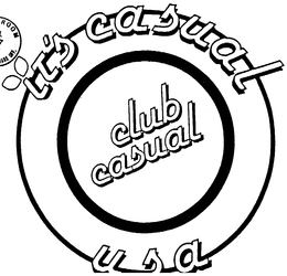 IT'S CASUAL CLUB CASUAL USA logo