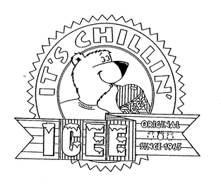 IT'S CHILLIN' ICEE ORIGINAL SINCE 1965 logo