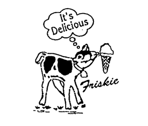 IT'S DELICIOUS FRISKIE logo