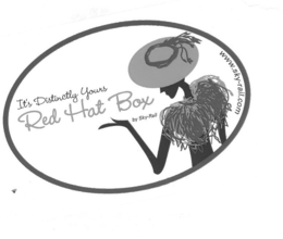 IT'S DISTINCTLY YOURS RED HAT BOX BY SKY-RAIL WWW.SKY-RAIL.COM logo