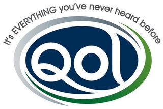 IT'S EVERYTHING YOU'VE NEVER HEARD BEFORE QOL logo