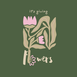 IT'S GIVING FLOWERS logo