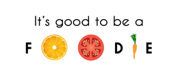 IT'S GOOD TO BE A FOODIE logo