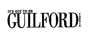 IT'S GOT TO BE GUILFORD FABRIC logo