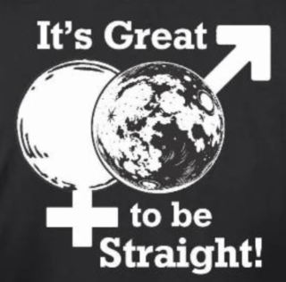 ITS GREAT TO BE STRAIGHT! logo