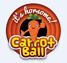 IT'S HORSOME! CARROT BALL logo