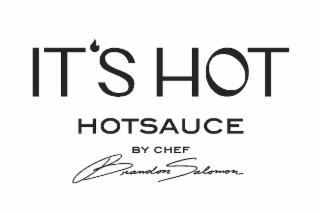 IT'S HOT HOTSAUCE BY CHEF BRANDON SALOMON logo