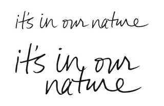 IT'S IN OUR NATURE logo