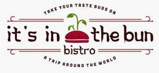 IT'S IN THE BUN BISTRO A TRIP AROUND THE WORLD logo