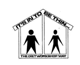 IT'S IN TO BE THIN...  THE DIET WORKSHOP WAY logo